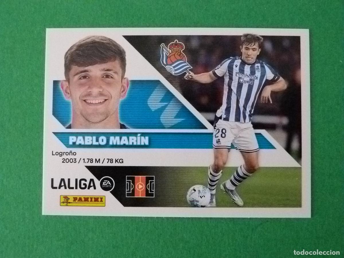 Cromos de f&uacute;tbol: CROMO FUTBOL PABLO MARIN REAL SOCIEDAD SIN PEGAR N&ordm; 11 LIGA ESTE 2026-2027/26-27