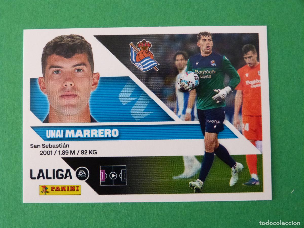 Cromos de f&uacute;tbol: CROMO FUTBOL MARRERO REAL SOCIEDAD SIN PEGAR N&ordm; 4 LIGA ESTE 2026-2027/26-27