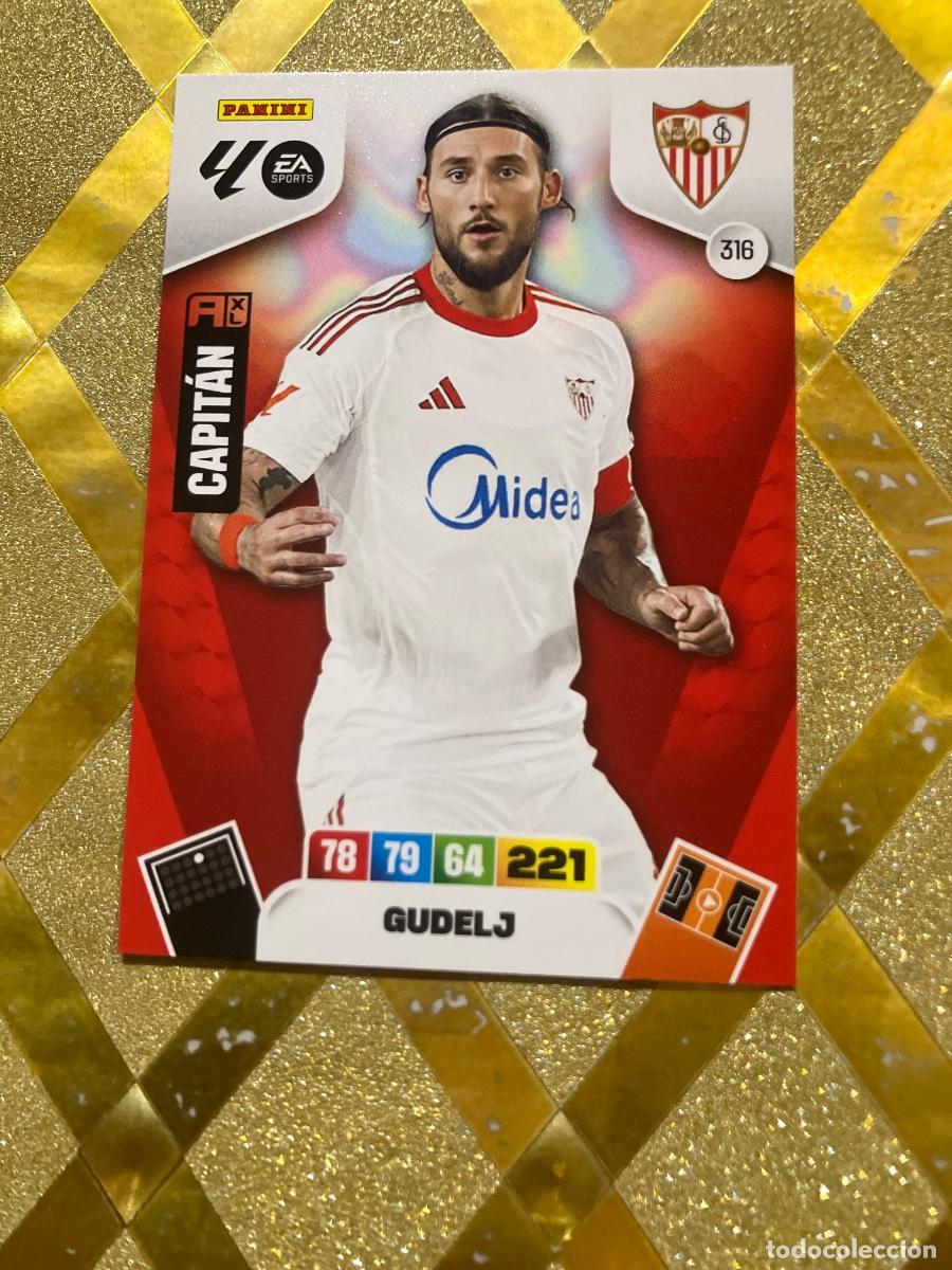 Cromos de f&uacute;tbol: CROMO DE FUTBOL NUMERO 316 GUDELJ DEL SEVILLA ADRENALYN XL 2025 2026 PANINI !