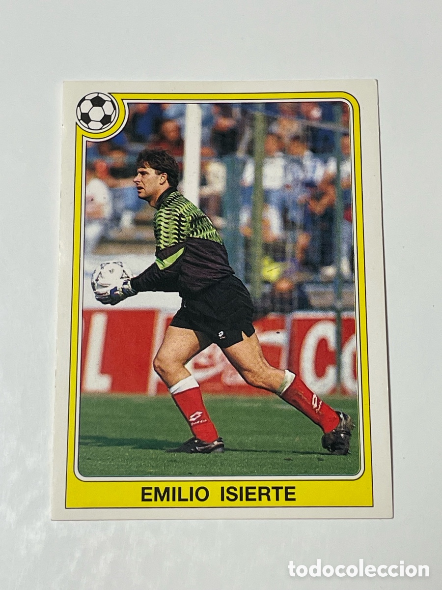 Cromos de f&uacute;tbol: Emilio Isierte Sporting de Gij&oacute;n Panini 92/93 #46