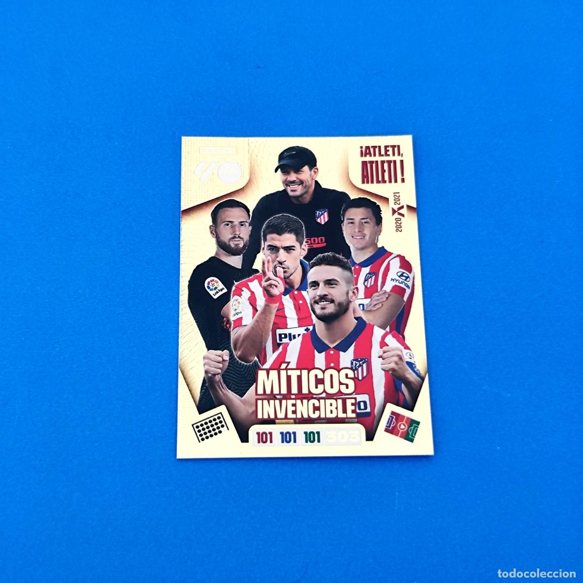 Cromos de f&uacute;tbol: Adrenalyn 2025 2026 / 25 26 M&iacute;ticos Invencible Atleti Atleti