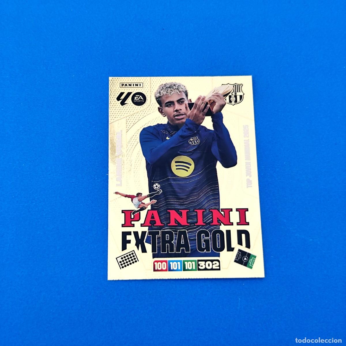 Cromos de f&uacute;tbol: Adrenalyn 2025 2026 / 25 26 Panini Extra Gold Lamine Yamal Barcelona
