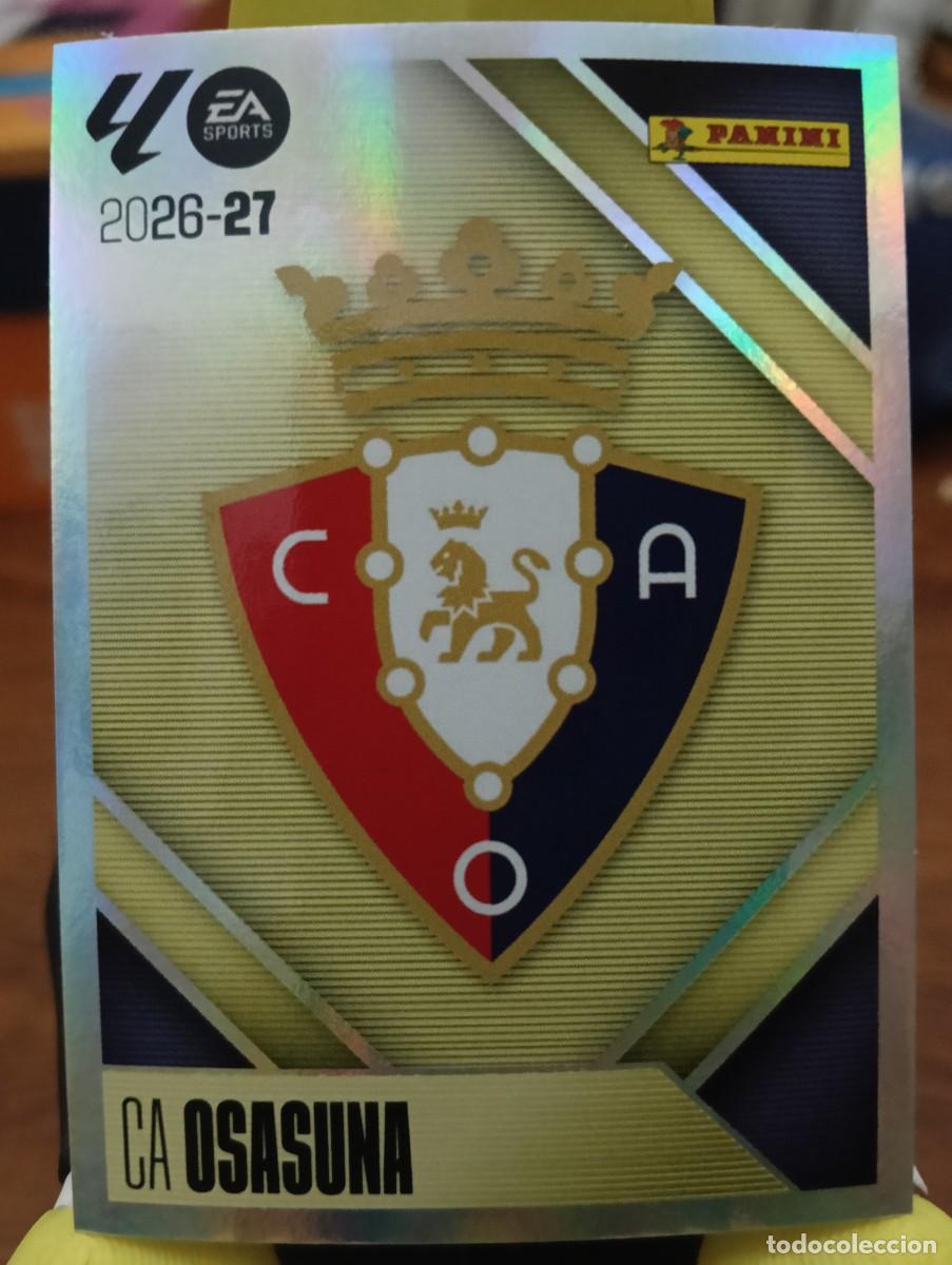 Cromos de f&uacute;tbol: Liga este 26/27 - Escudo - N&deg; 1 - CA Osasuna