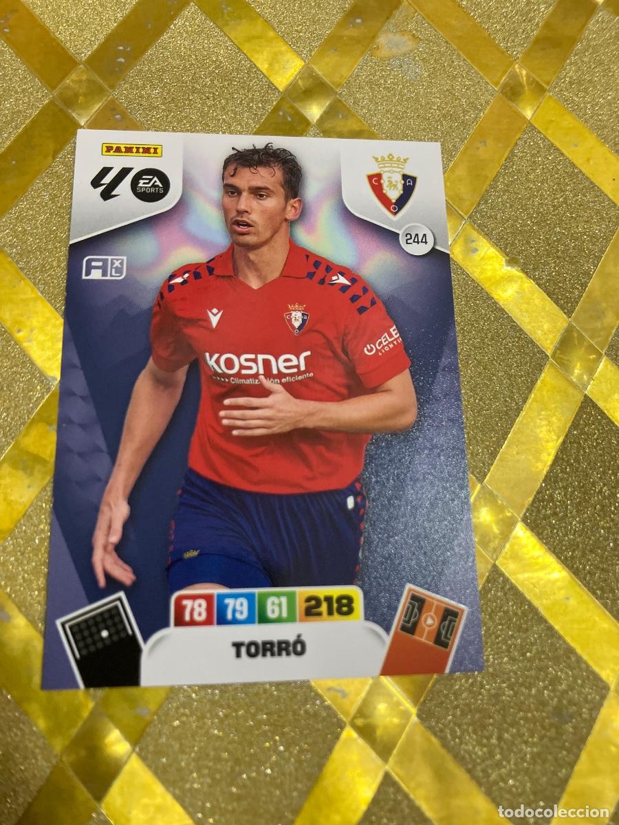 Cromos de f&uacute;tbol: CROMO DE FUTBOL NUMERO 244 TORRO OSASUNA ADRENALYN XL 2025 2026 PANINI !