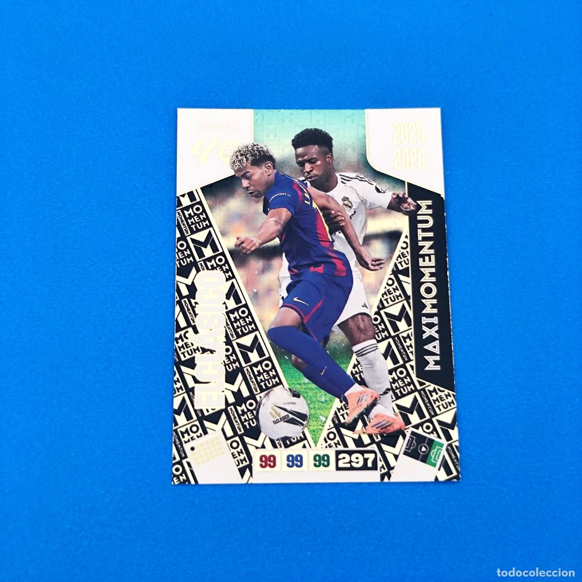 Cromos de Futebol: Adrenalyn 2025 2026 / 25 26 Maxi Momentum El Cl&aacute;sico Vinicius Lamine Yamal