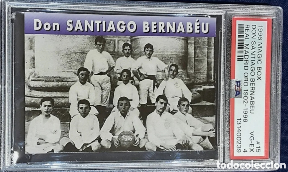 Cromos de f&uacute;tbol: Santiago bernabeu Yeste Real Madrid