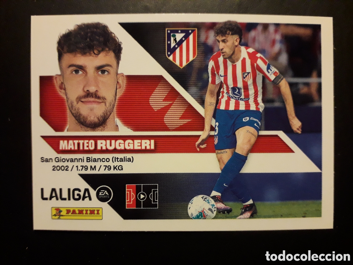 Cromos de f&uacute;tbol: RUGGERI AT MADRID N&deg; 10 ED ESTE 2026 2027 26 27 SIN PEGAR PEDIDO M&Iacute;NIMO 3&euro;.