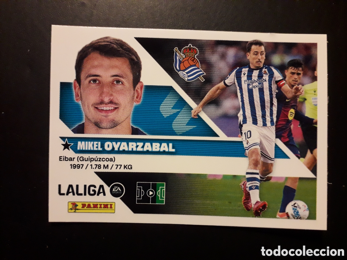 Cromos de f&uacute;tbol: OYARZABAL N&deg; 20 ED ESTE 2026 2027 26 27 SIN PEGAR PEDIDO M&Iacute;NIMO 3&euro;