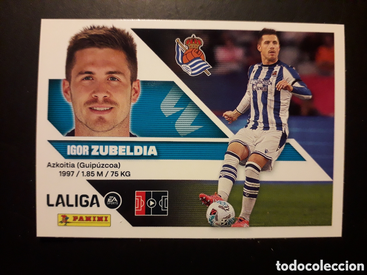 Cromos de f&uacute;tbol: ZUBELDIA N&deg; 6 ED ESTE 2026 2027 26 27 SIN PEGAR PEDIDO M&Iacute;NIMO 3&euro;
