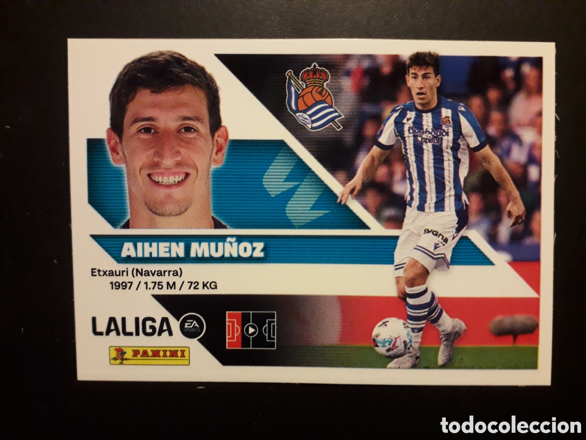 Cromos de f&uacute;tbol: AIHEN MU&Ntilde;OZ N&deg; 9 ED ESTE 2026 2027 26 27 SIN PEGAR PEDIDO M&Iacute;NIMO 3&euro;