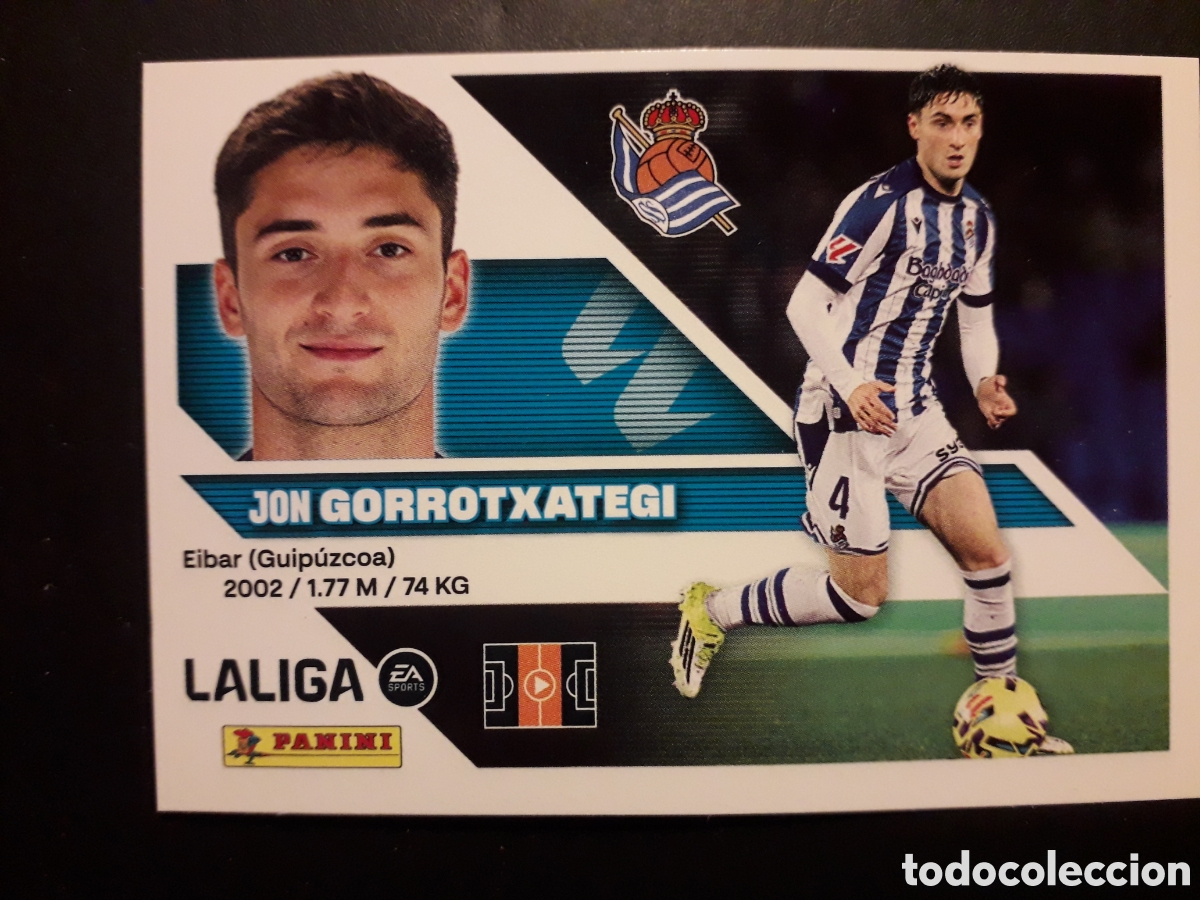 Cromos de f&uacute;tbol: GORROTXATEGI N&deg; 10 ED ESTE 2026 2027 26 27 SIN PEGAR PEDIDO M&Iacute;NIMO 3&euro;