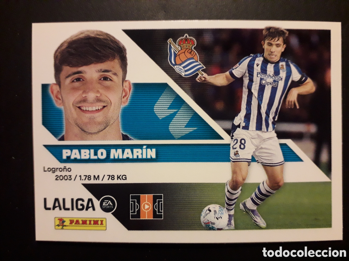 Cromos de f&uacute;tbol: PABLO MAR&Iacute;N N&deg; 11 ED ESTE 2026 2027 26 27 SIN PEGAR PEDIDO M&Iacute;NIMO 3&euro;