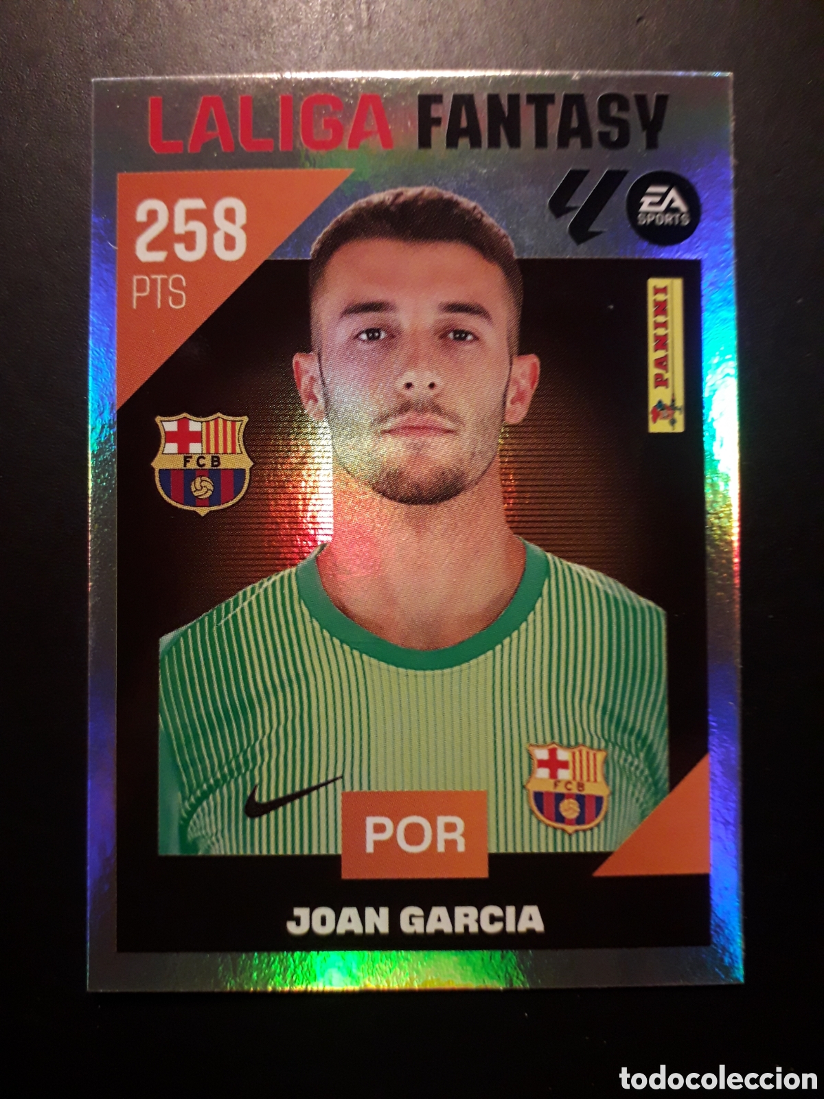 Cromos de f&uacute;tbol: JOAN GARC&Iacute;A FC BARCELONA LALIGA FANTASY N&deg; 2 ED ESTE 2026 2027 26 27 SIN PEGAR PEDIDO M&Iacute;NIMO 3&euro;.