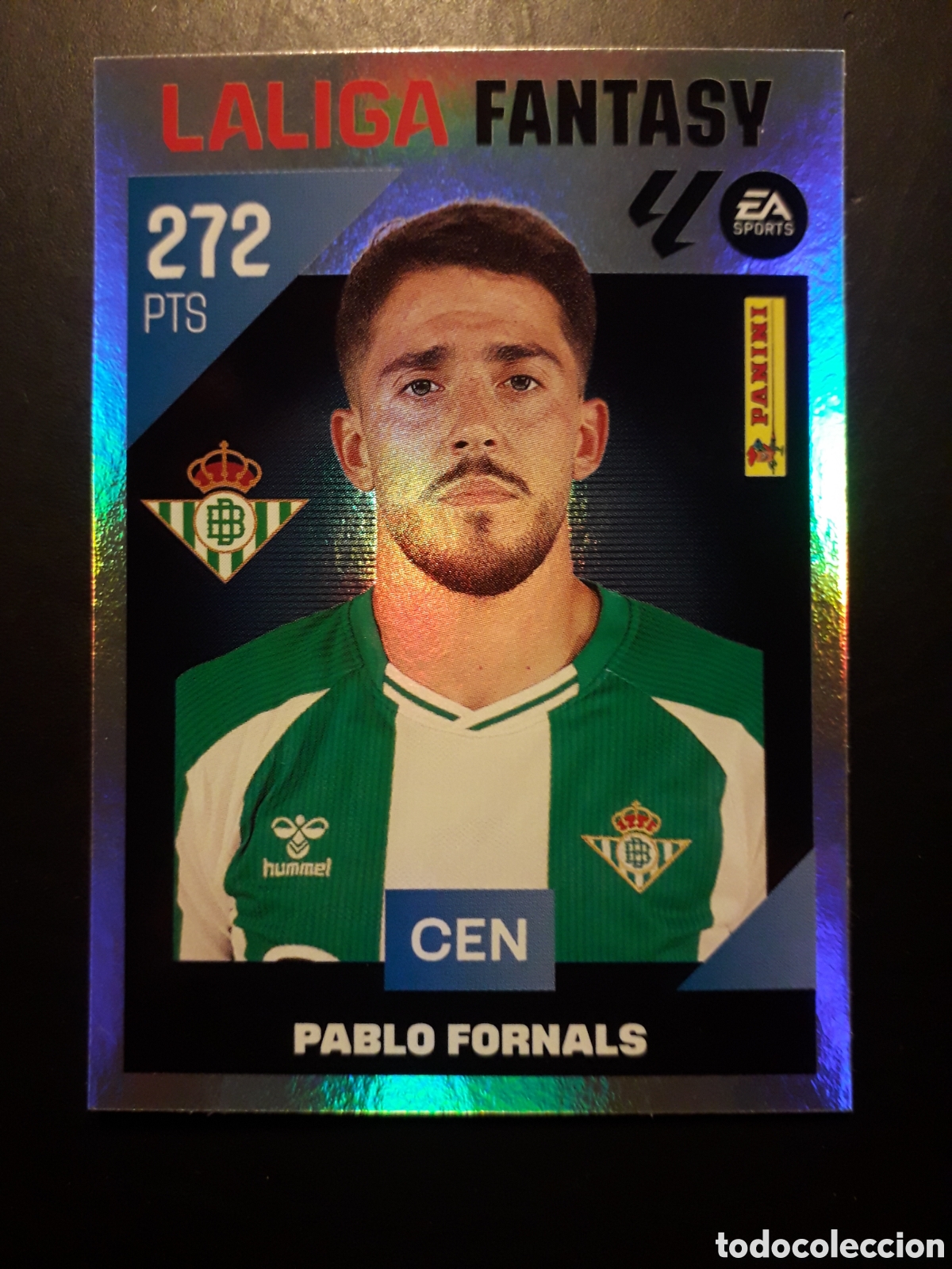 Cromos de f&uacute;tbol: PABLO FORNALS, BETIS LALIGA FANTASY N&deg; 4 ED ESTE 2026 2027 26 27 SIN PEGAR PEDIDO M&Iacute;NIMO 3&euro;.