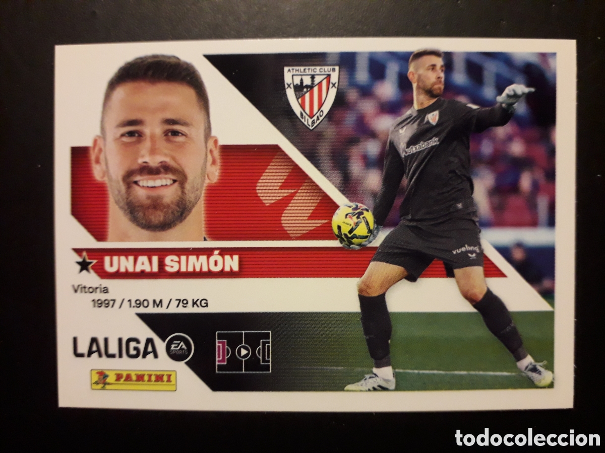 Cromos de f&uacute;tbol: UNAI SIM&Oacute;N ATHLETIC DE BILBAO N&deg; 3 ED ESTE 2026 2027 26 27 SIN PEGAR PEDIDO M&Iacute;NIMO 3&euro;