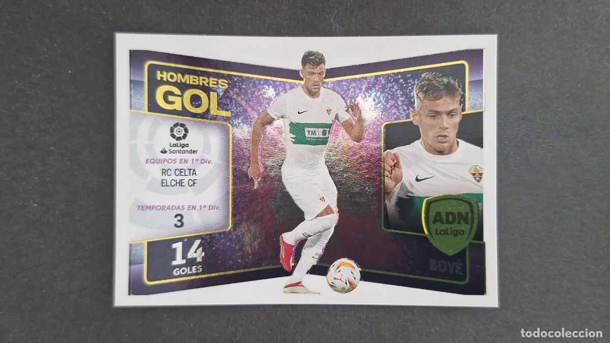 Cromos de f&uacute;tbol: L1 BOYE ELCHE C. F. ADN HOMBRES GOL LIGA ESTE 2022 2023 22 23 NUNCA PEGADO SIN PEGAR