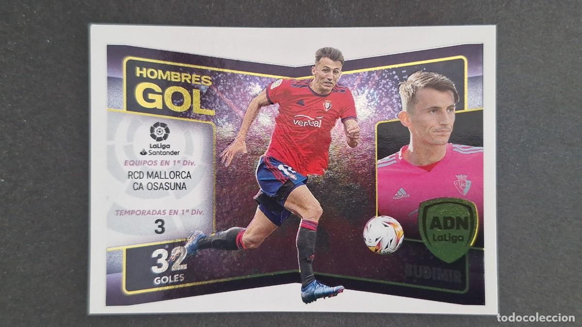 Cromos de f&uacute;tbol: L1 BUDIMIR C. A. OSASUNA ADN HOMBRES GOL LIGA ESTE 2022 2023 22 23 NUNCA PEGADO SIN PEGAR