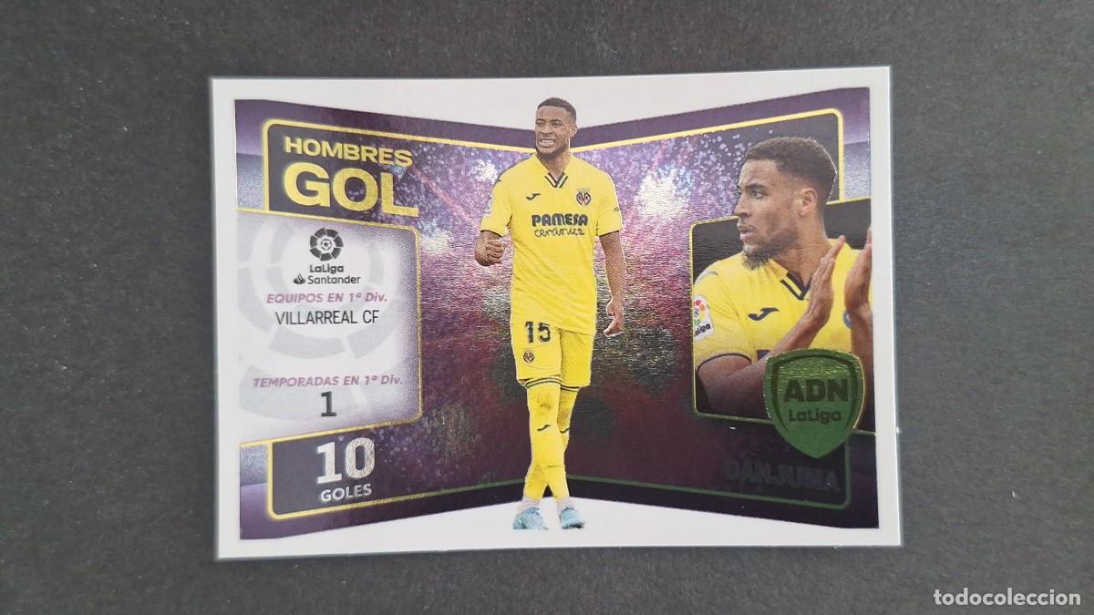 Cromos de f&uacute;tbol: L1 DANJUMA VILLARREAL C. F. ADN HOMBRES GOL LIGA ESTE 2022 2023 22 23 NUNCA PEGADO SIN PEGAR