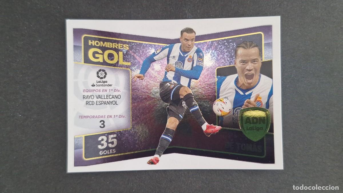 Cromos de f&uacute;tbol: L1 DE TOMAS R. C. D. ESPA&Ntilde;OL ADN HOMBRES GOL LIGA ESTE 2022 2023 22 23 NUNCA PEGADO SIN PEGAR