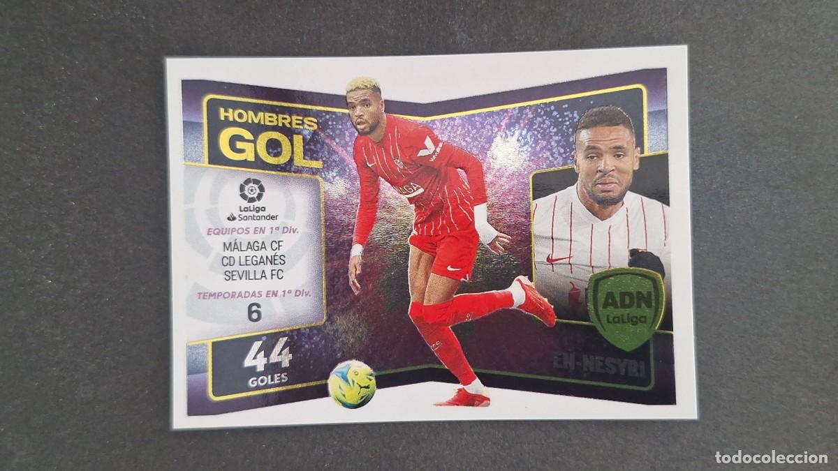 Cromos de f&uacute;tbol: L1 EN-NESYRI SEVILLA F. C. ADN HOMBRES GOL LIGA ESTE 2022 2023 22 23 NUNCA PEGADO SIN PEGAR