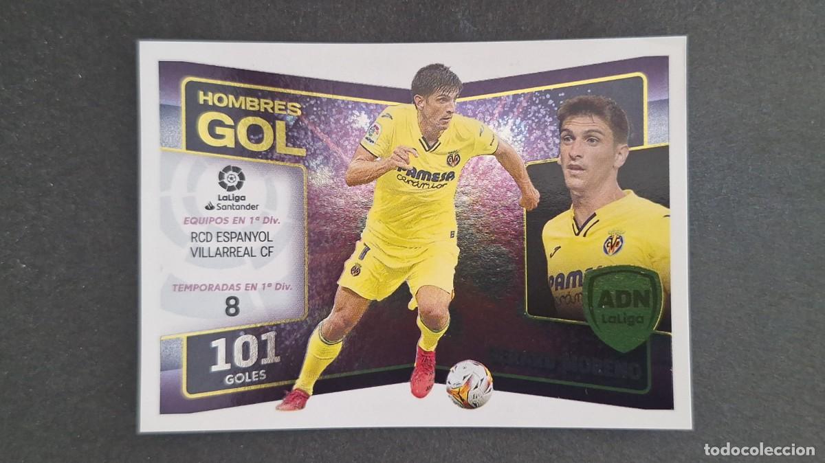 Cromos de f&uacute;tbol: L1 GERARD MORENO VILLAREAL C. F. ADN HOMBRES GOL LIGA ESTE 2022 2023 22 23 NUNCA PEGADO SIN PEGAR