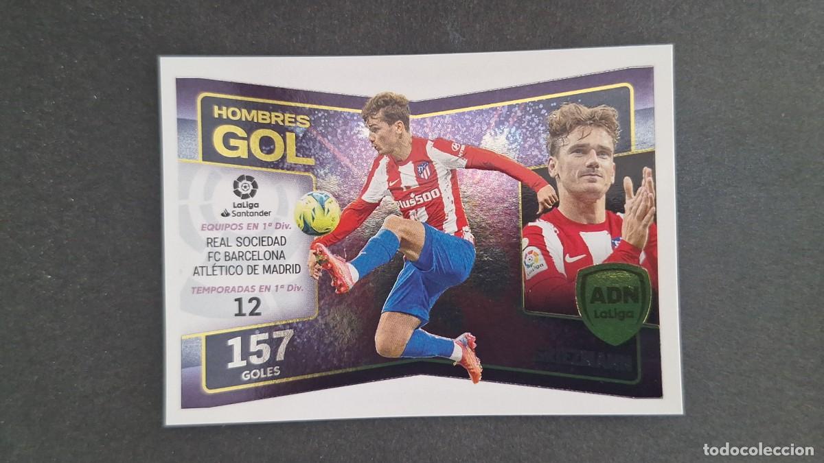Cromos de f&uacute;tbol: L1 GRIEZMANN ATLETICO DE MADRID ADN HOMBRES GOL LIGA ESTE 2022 2023 22 23 NUNCA PEGADO SIN PEGAR