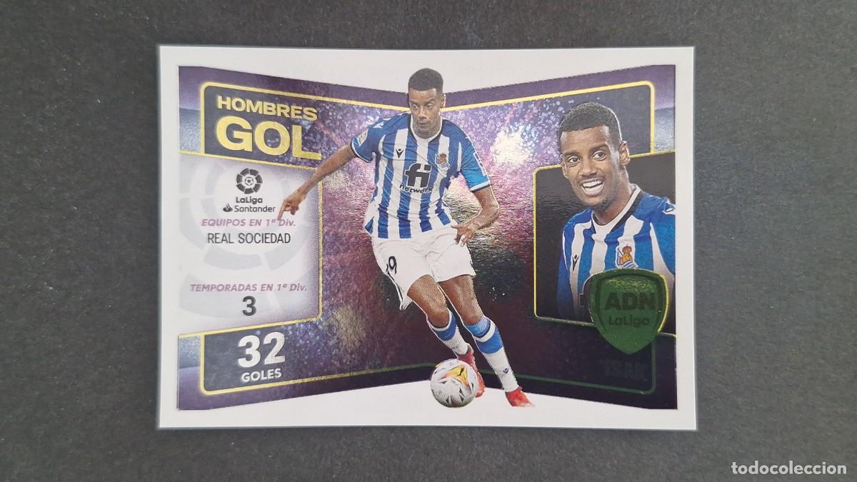 Cromos de f&uacute;tbol: L1 ISAK REAL SOCIEDAD ADN HOMBRES GOL LIGA ESTE 2022 2023 22 23 NUNCA PEGADO SIN PEGAR