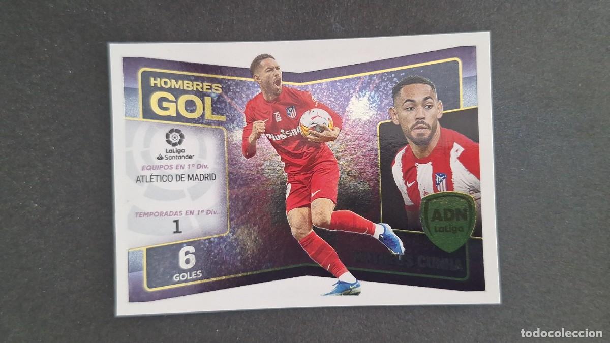 Cromos de f&uacute;tbol: L1 MATHEUS CUNHA ATLETICO DE MADRID ADN HOMBRES GOL LIGA ESTE 2022 2023 22 23 NUNCA PEGADO SIN PEGAR