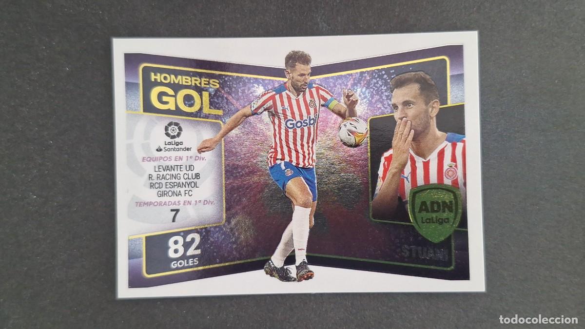 Cromos de f&uacute;tbol: L1 STUANI GIRONA F. C. ADN HOMBRES GOL LIGA ESTE 2022 2023 22 23 NUNCA PEGADO SIN PEGAR