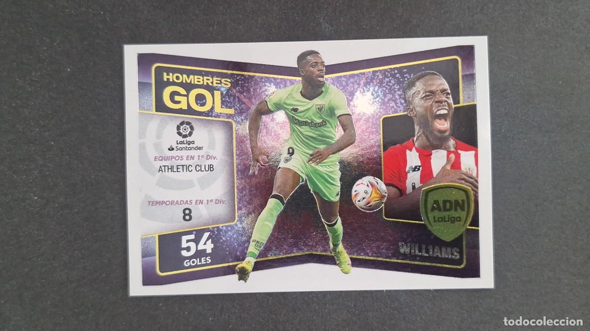 Cromos de f&uacute;tbol: L1 WILLIAMS ATHLETIC DE BILBAO ADN HOMBRES GOL LIGA ESTE 2022 2023 22 23 NUNCA PEGADO SIN PEGAR