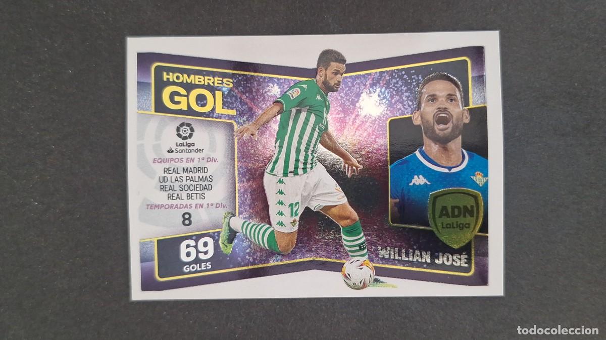 Cromos de f&uacute;tbol: L1 WILLIAN JOSE REAL BETIS ADN HOMBRES GOL LIGA ESTE 2022 2023 22 23 NUNCA PEGADO SIN PEGAR