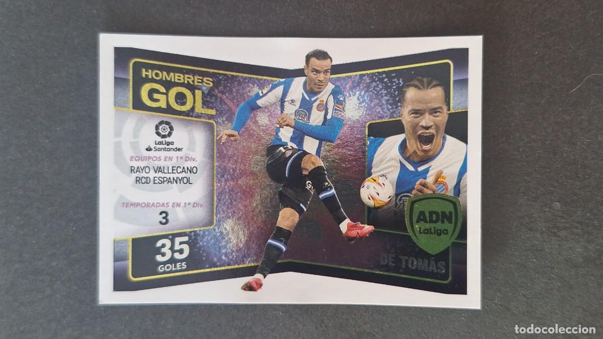Cromos de f&uacute;tbol: L1 DE TOMAS R. C. D. ESPA&Ntilde;OL ADN HOMBRES GOL LIGA ESTE 2022 2023 22 23 NUNCA PEGADO SIN PEGAR