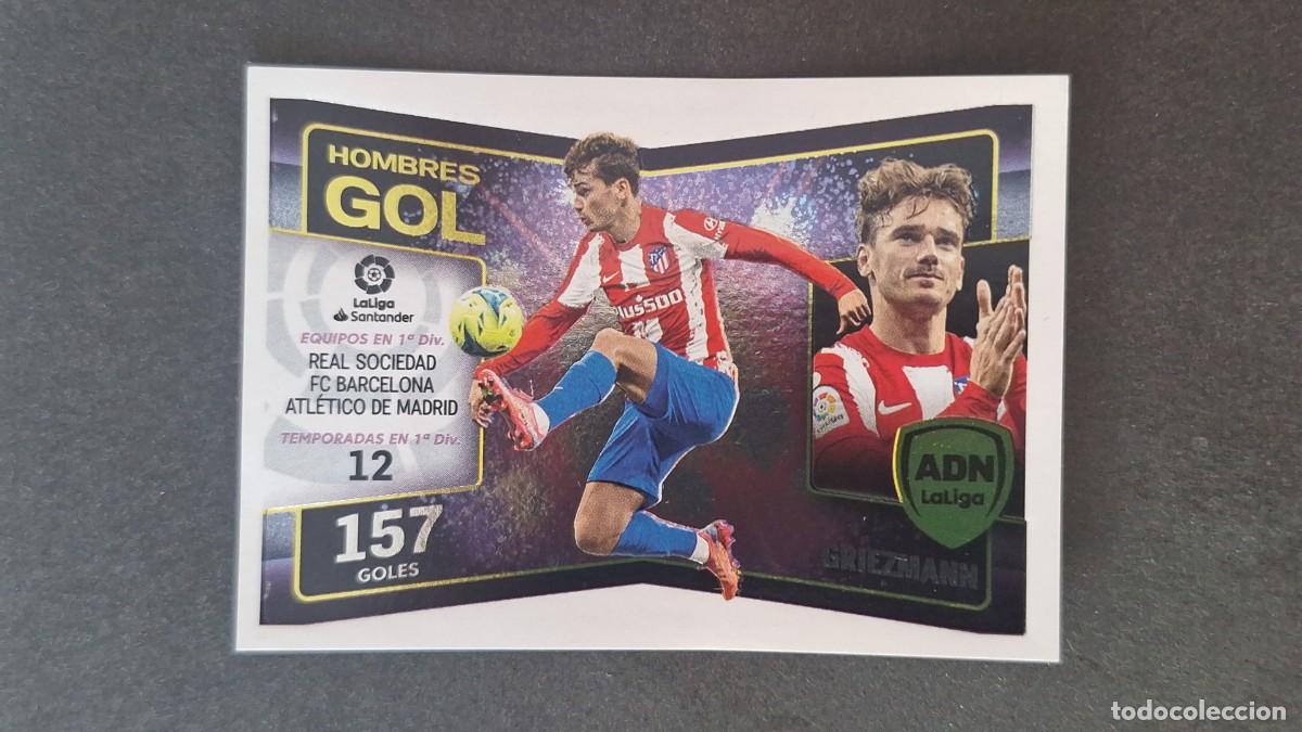 Cromos de f&uacute;tbol: L1 GRIEZMANN ATLETICO DE MADRID ADN HOMBRES GOL LIGA ESTE 2022 2023 22 23 NUNCA PEGADO SIN PEGAR