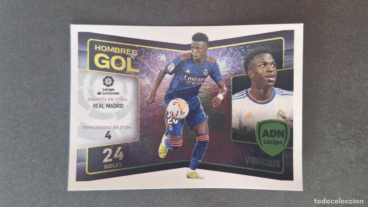 Cromos de f&uacute;tbol: L1 VINICIUS REAL MADRID ADN HOMBRES GOL LIGA ESTE 2022 2023 22 23 NUNCA PEGADO SIN PEGAR