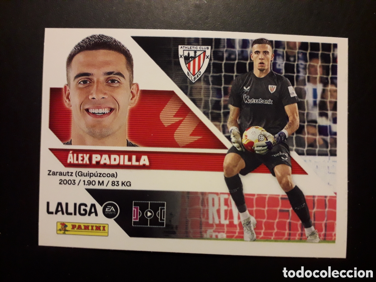 Cromos de f&uacute;tbol: PADILLA ATHLETIC DE BILBAO N&deg; 4 ED ESTE 2026 2027 26 27 SIN PEGAR PEDIDO M&Iacute;NIMO 3&euro;