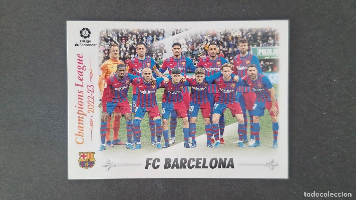 Cromos de f&uacute;tbol: L1 EQUIPO F. C. BARCELONA CUADRO DE HONOR LIGA ESTE 2022 2023 22 23 NUNCA PEGADO SIN PEGAR