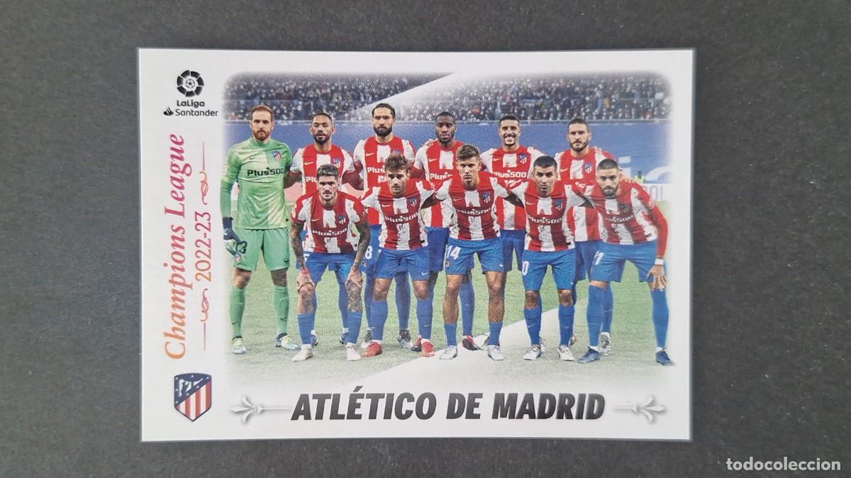 Cromos de f&uacute;tbol: L1 EQUIPO ATLETICO DE MADRID CUADRO DE HONOR LIGA ESTE 2022 2023 22 23 NUNCA PEGADO SIN PEGAR