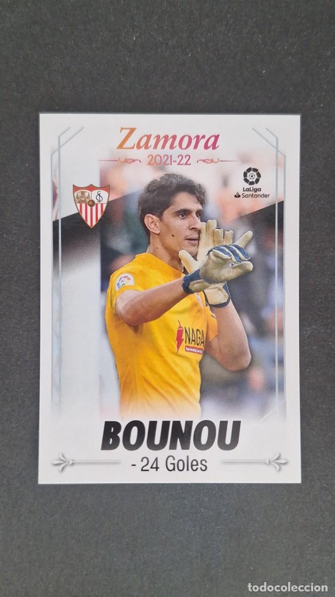 Cromos de f&uacute;tbol: L1 BOUNOU SEVILLA F. C. ZAMORA CUADRO DE HONOR LIGA ESTE 2022 2023 22 23 NUNCA PEGADO SIN PEGAR