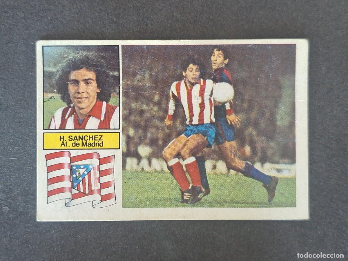 Figurine di Calcio: L6 HUGO SANCHEZ ATLETICO DE MADRID LIGA ESTE 1982 1983 82 83 DESPEGADO RECUPERADO DEL ALBUM