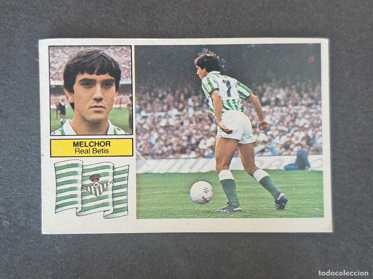 Figurine di Calcio: L6 MELCHOR REAL BETIS LIGA ESTE 1982 1983 82 83 DESPEGADO RECUPERADO DEL ALBUM