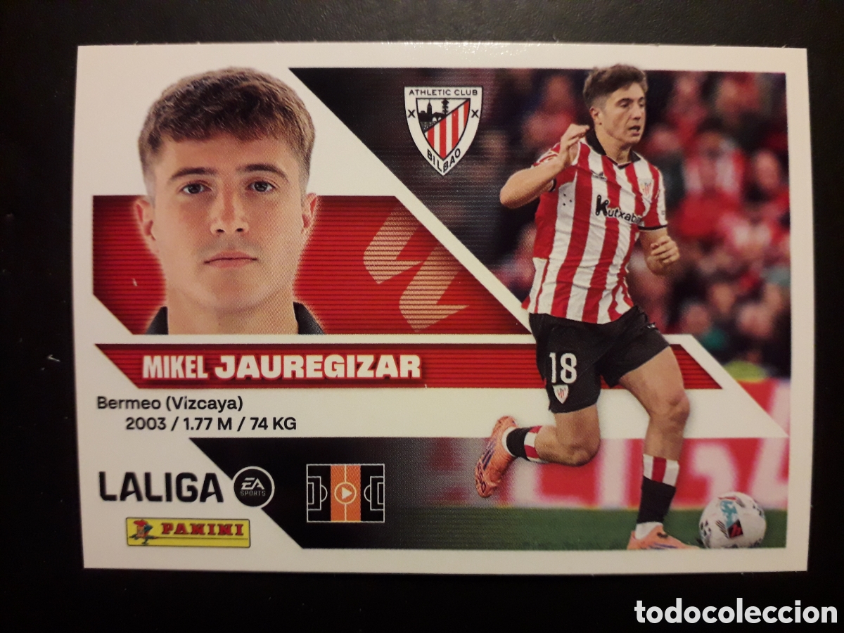 Figurine di Calcio: JAUREGIZAR ATHLETIC DE BILBAO N&deg; 10 ED ESTE 2026 2027 26 27 SIN PEGAR PEDIDO M&Iacute;NIMO 3&euro;