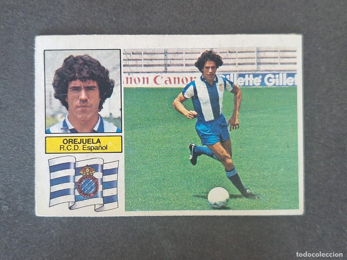 Figurine di Calcio: L6 OREJUELA R. C. D. ESPA&Ntilde;OL LIGA ESTE 1982 1983 82 83 DESPEGADO RECUPERADO DEL ALBUM