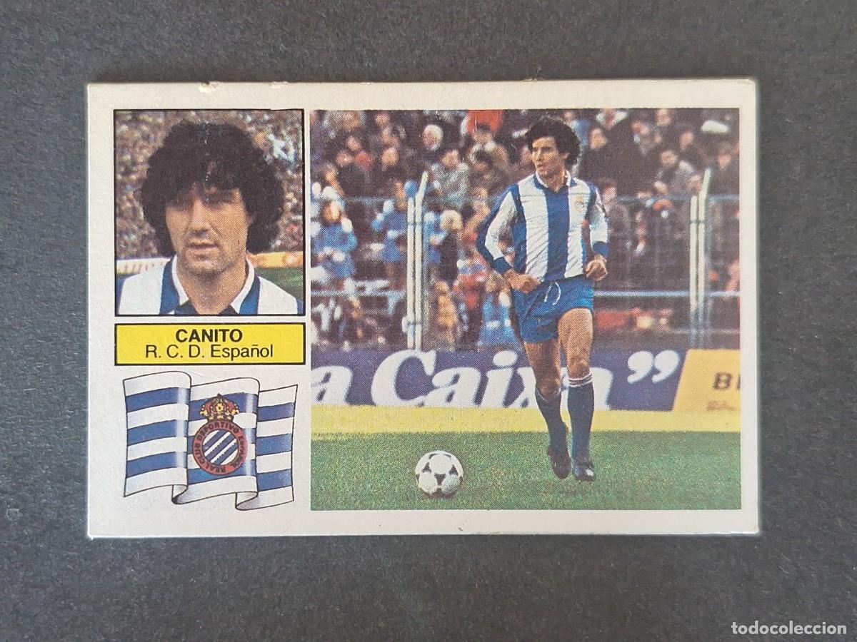 Figurine di Calcio: L6 CANITO R. C. D. ESPA&Ntilde;OL LIGA ESTE 1982 1983 82 83 DESPEGADO RECUPERADO DEL ALBUM