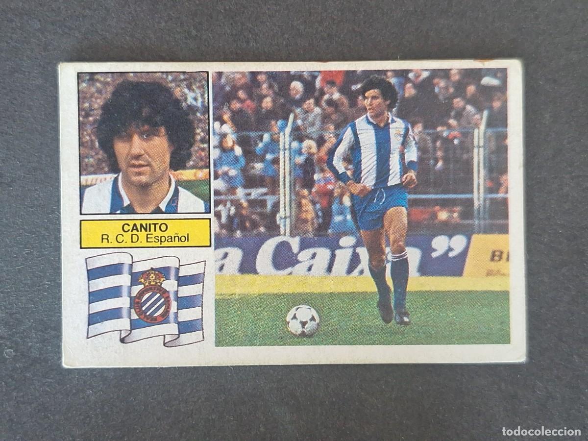 Figurine di Calcio: L6 CANITO R. C. D. ESPA&Ntilde;OL LIGA ESTE 1982 1983 82 83 DESPEGADO RECUPERADO DEL ALBUM