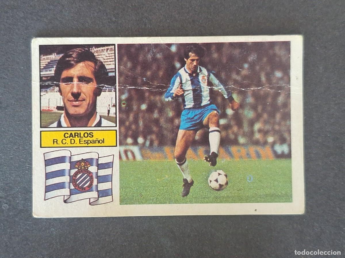 Figurine di Calcio: L6 CARLOS R. C. D. ESPA&Ntilde;OL LIGA ESTE 1982 1983 82 83 DESPEGADO RECUPERADO DEL ALBUM