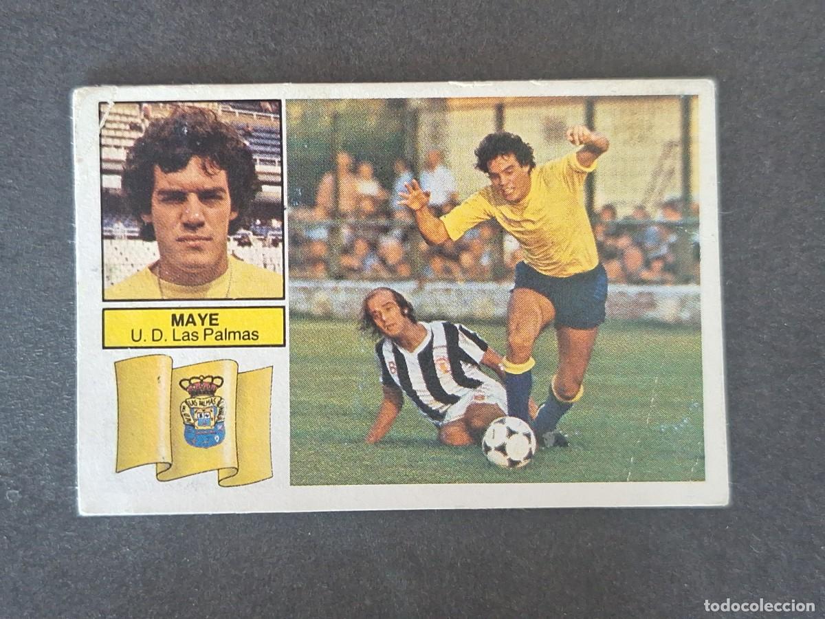 Fu&szlig;ball-Sticker: L6 MAYE U. D. LAS PALMAS LIGA ESTE 1982 1983 82 83 DESPEGADO RECUPERADO DEL ALBUM