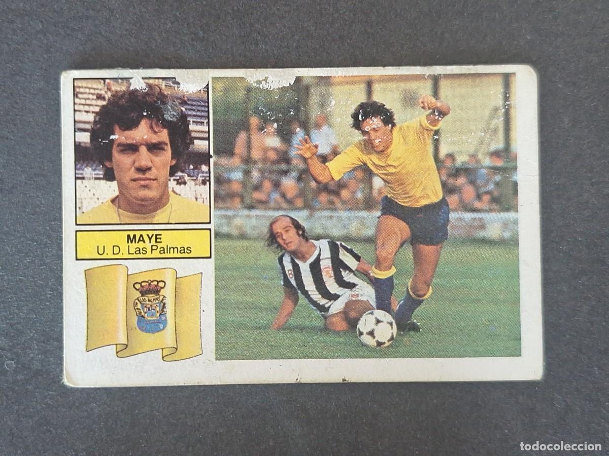 Fu&szlig;ball-Sticker: L6 MAYE U. D. LAS PALMAS LIGA ESTE 1982 1983 82 83 DESPEGADO RECUPERADO DEL ALBUM