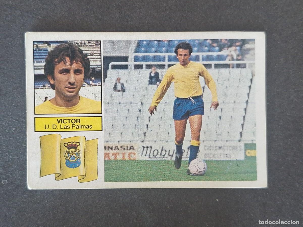 Fu&szlig;ball-Sticker: L6 VICTOR U. D. LAS PALMAS LIGA ESTE 1982 1983 82 83 DESPEGADO RECUPERADO DEL ALBUM