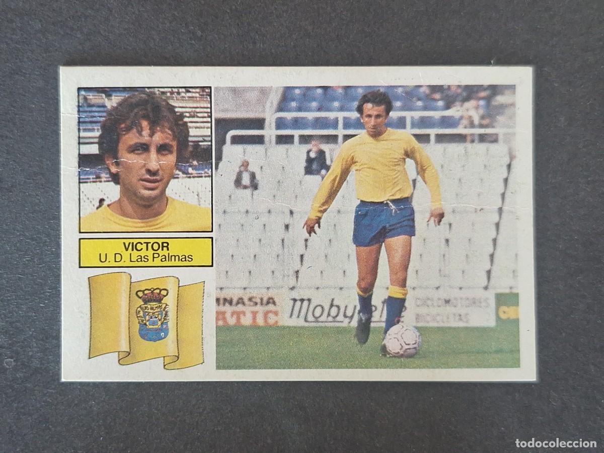 Fu&szlig;ball-Sticker: L6 VICTOR U. D. LAS PALMAS LIGA ESTE 1982 1983 82 83 DESPEGADO RECUPERADO DEL ALBUM