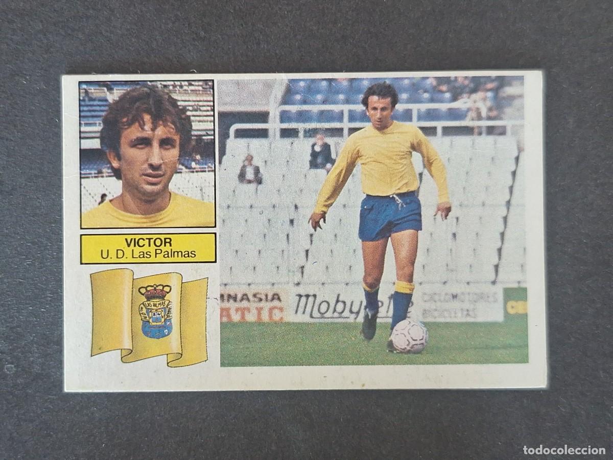 Fu&szlig;ball-Sticker: L6 VICTOR U. D. LAS PALMAS LIGA ESTE 1982 1983 82 83 DESPEGADO RECUPERADO DEL ALBUM
